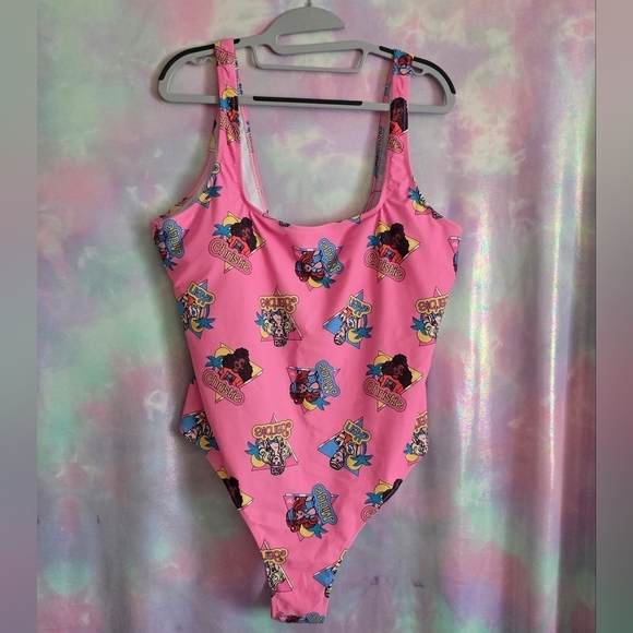 Cakeworthy Barbie Pink California Dream Swimsuit Size 4X - Picture 3 of 10